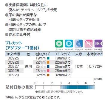 アクティブライフ®ウロストミーパウチ